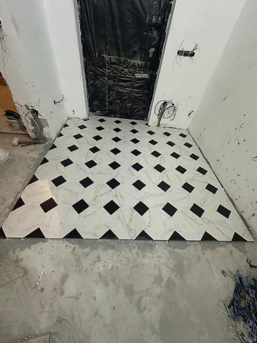 Укладка плитки: Профессиональная укладка керамогранита и плитки - Точная геометрия и — 1