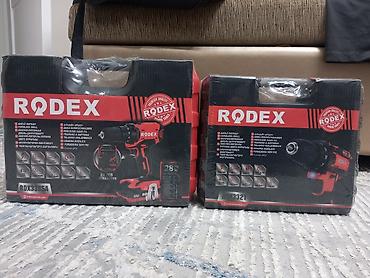 Инструменты: Аккумуляторные дрели‑шуруповерты RODEX 1) Модель RDX3365A (в кейсе — 1
