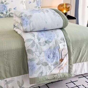 Одеяла и пледы: Комплект одеяла и подушки, Новый, Все сезоны — 12