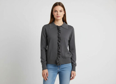 shein odzież wierzchnia plus size: Кардиган жіночий, розмір L