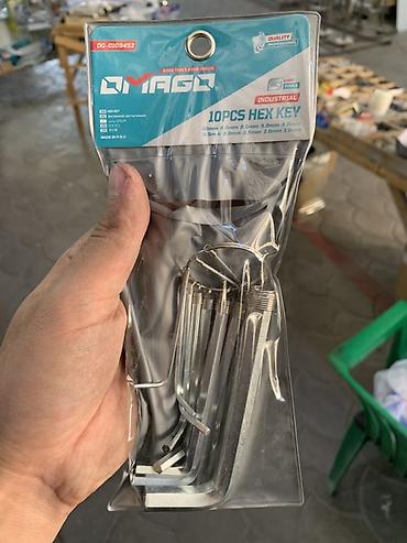 Наборы инструментов: Набор шестигранных ключей OMAGO, 10 шт. - Тип: HEX key — 1
