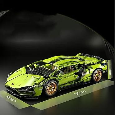 сломанный меч: Конструкторы Lamborghini в масштабе 1:14 1200 деталей 🔥 с Led — 3