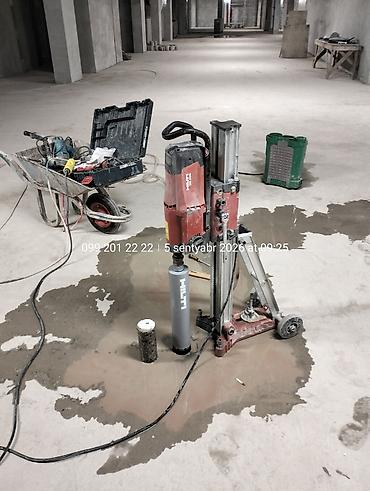 Beton işləri: BETON KESME VE BETON DEŞME 050-220-08-78 Beton/kərpicdə almazla — 2