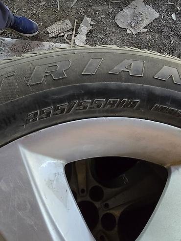 квадрат секыл: Дөңгөлөктөр монтажда 255 / 55 / R 18, Кыш, Колдонулган, Комплект, Жол тандабастар (АТ/МТ), Куйма, тешиктери - 5 — 5