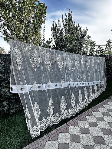 атласная лента бишкек: Тюль с вышивкой - Полупрозрачная основа светлого оттенка. - Богатая — 8