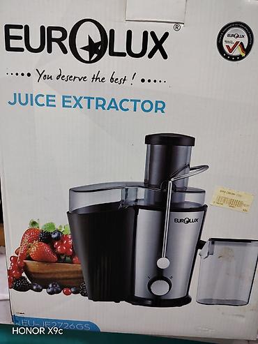 ucuz şirəçəkən: Eurolux Juice Extractor – şirəçəkmə aparatı. Tam YENİDİR . Cemi 1 defe — 2