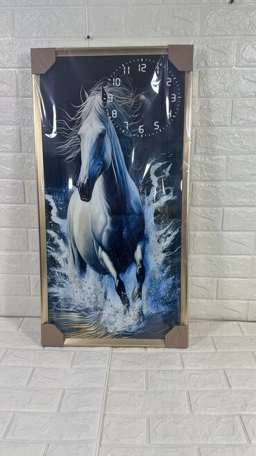 Şəkillər, tablolar: Divar saatlı tablo kolleksiyası - Növ: Dekorativ divar tablo-saat — 7