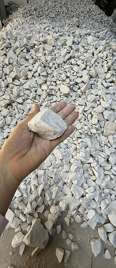 Мраморная крошка: Мраморная крошка, Белый, Ландшафтная, В мешках — 8