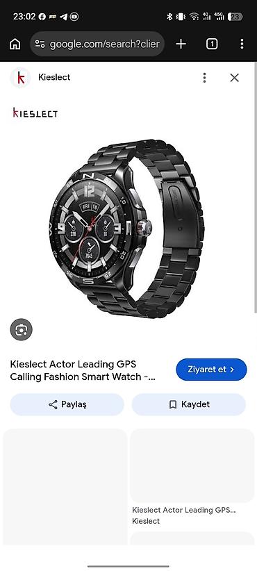 kieslect: Kieslect Actor Leading GPS Calling Fashion Smart Watch barter var — 1