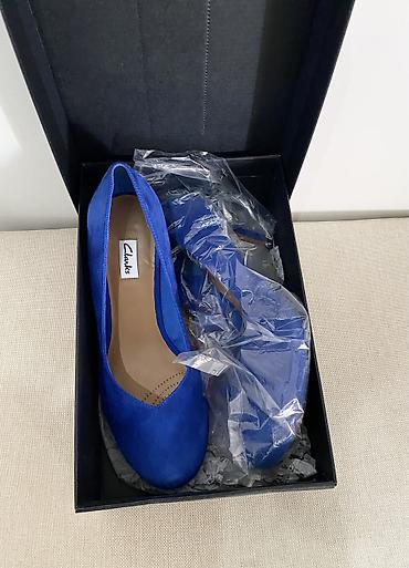 Женская обувь: Туфли, 40, Clarks, Новый, цвет - Голубой, Самовывоз — 3