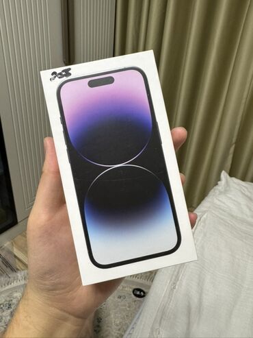 айфон 7 телефоны: IPhone 14 Pro, Колдонулган, 256 ГБ, Deep Purple, Куту, 79 %