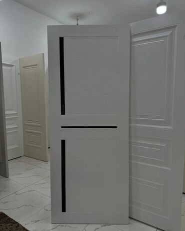 Otaq qapıları: Qonaq otağı üçün Yeni Otaq qapısı 90x205 sm Naliçnik ilə, Zəmanətli, Ödənişli quraşdırma, Pulsuz çatdırılma — 12