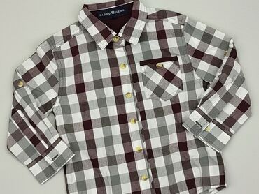 Shirts: Shirt 5-6 years, condition - Good, pattern - Cell, color - White