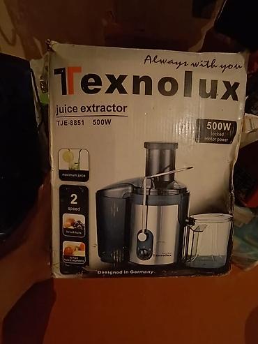 🔹 Satılır: Texnolux TJE-8851 Şirəçəkən (500W) Tam yenidir, qutusu