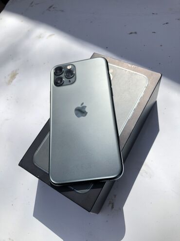 iphone 11 pro qiymeti azerbaycanda: IPhone 11 Pro, 64 GB, Yaşıl, Simsiz şarj, Face ID