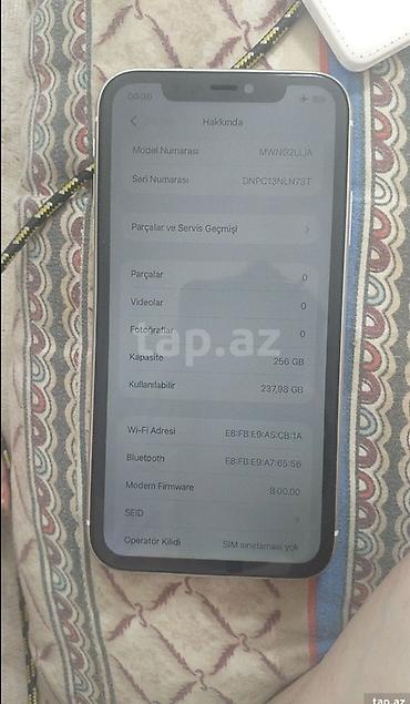 iphone 15 qiyməti: IPhone 11, 256 GB, Ağ, Face ID — 1