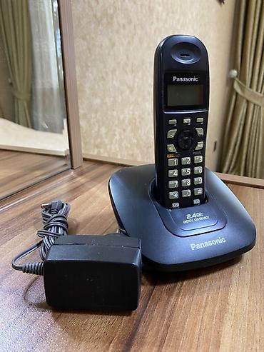 telefon ekran: Stasionar telefon Panasonic, Simsiz, İşlənmiş, Ünvandan götürmə — 3