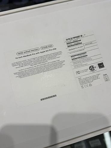 gpu: Для программирования, Б/у, Apple M3 Pro, ОЗУ, RAM: 16 ГБ, В рассрочку — 3