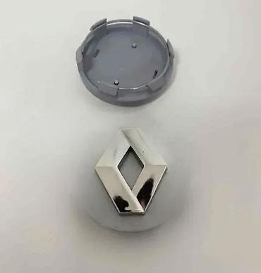 skuteri 200 kubika: ČEPOVI POKLOPCI ZA FELNE RENAULT 3D 60 MM / 56 MM - SIVI | — 1