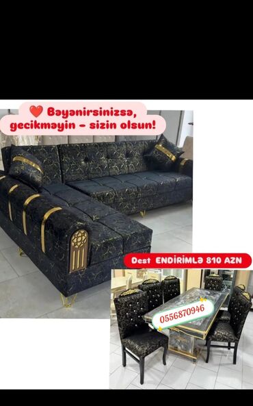 Sifarişlə divan dəstləri: Kunc divanlar bazali divan aclan divan. Mebel dəstləri və künc — 14
