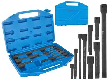 Setovi alata: Set produžetaka udarnih 9 komada 1/4", 3/8", 1/2" CrV GEKO (Poljska) — 1
