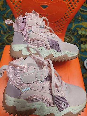 Жаш балдардын бут кийими: Детские ботинки - кросовки BABYCNQ Fashion, розовые, высокие — 1