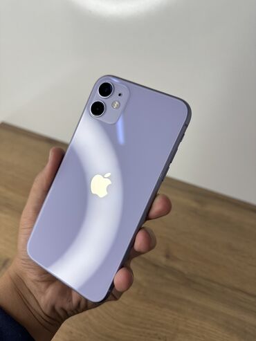 телефон рабочи: IPhone 11, Б/у, 128 ГБ, Голубой, Зарядное устройство, Защитное стекло, Чехол, 88 %