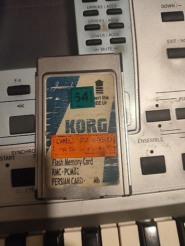 sintizator ucuz: Korg Pa50 aranjor klaviatura - 61 düymə (sürüşkən klaviatura — 2