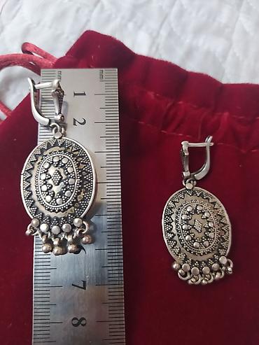 Серебряные серьги: Серебряные серьги, Проба 925, Женские — 8