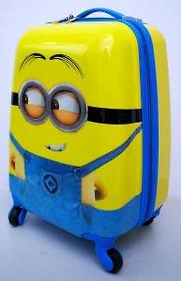 Rančevi, torbe i koferi: Dečji kofer sa motivom Miniona - Čvrsta ABS/PC školjka sa sjajnom — 9