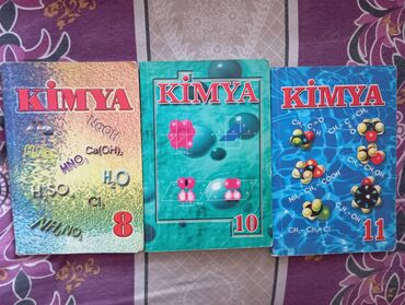 Kimya 8, 10, 11-ci sinif kitabları. 2005-2006 dərs ili üçün. Hamısı
