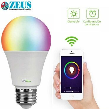 sari led: ZKTeco smart LED lampası – rəngli və ağıllı işıqlandırma - Rəng