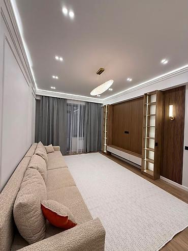 кирпичный квартира: 2 комнаты, 73 м², Асанбай мкр Элитка, 11 этаж, Дизайнерский ремонт — 1