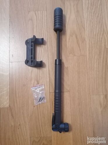 Dodaci za bicikl: Pumpa, pumpica za bicikl sa drzacem, nosacem NOVO, 123 grama PUMPA + — 4