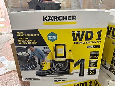 pilesos: Kärcher WD 1 Car – simsiz, çoxməqsədli tozsoran (Compact Battery Set) — 2