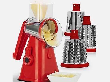 Ostala kuhinjska oprema: Ručna rotaciona seckalica/rendalo sa usisnom bazom - — 2