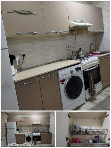 кухонный гарнитур бу: Kuxna mebeli olcu 3.50.uzeinde moyka aspirator qaz sobası verilir soba