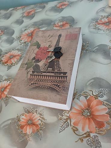 seyf satisi: Gizli seyf-kitab (Eiffel qülləsi dizaynlı) - Xarici görünüş: üz — 2
