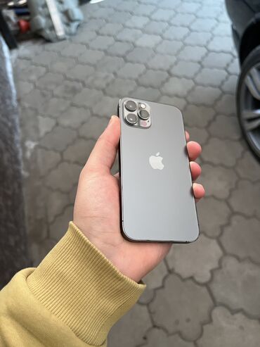 iphone x запчасти: IPhone 12 Pro, Колдонулган, 256 ГБ, Matte Space Gray, 87 %