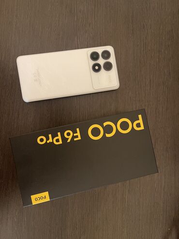 телефон маленький: Poco F6 Pro, түсү - Ак