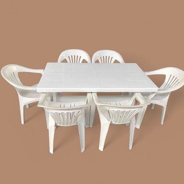 Sifarişlə bağ üçün masa və oturacaq dəstləri: Stol 4 neferlik 80x80 sade model. 85 azn stol 6 neferlik 80x140. 145 — 2