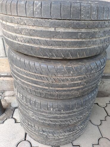 Шины: Шины 215 / 55 / R 16, Лето, Б/у, Комплект, Легковые, Michelin