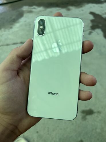 списанные айфоны бесплатно: IPhone Xs, Колдонулган, 256 ГБ, Ак, Коргоочу айнек, Каптама, 92 %