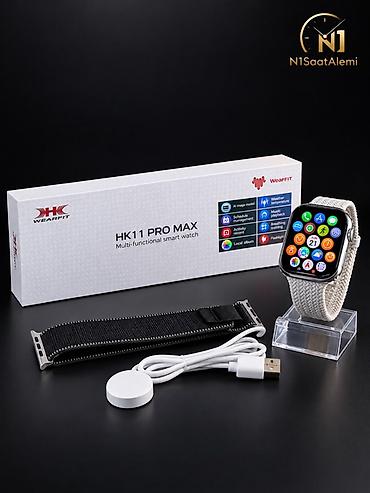 hk 9: Yeni, Smart saat, Wearfit, Sensor ekran, rəng - Gümüşü — 3