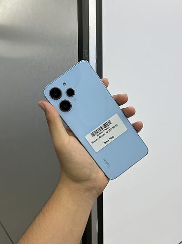 Мобильные телефоны и аксессуары: Redmi, Redmi 12, Б/у, 256 ГБ, цвет - Голубой, В рассрочку, 2 SIM — 1
