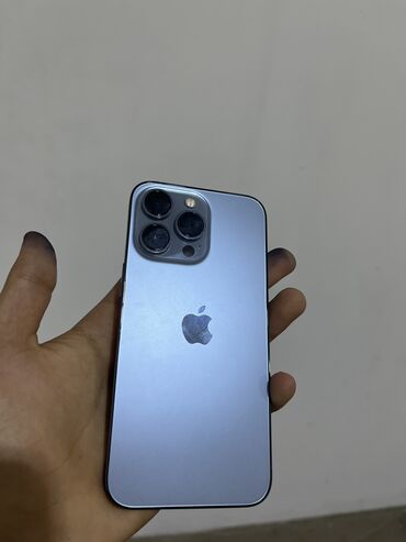 Apple iPhone: IPhone 13 Pro, 128 GB, Sierra Blue, Simsiz şarj, Face ID