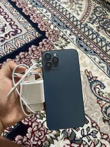 вай фай цена бишкек: IPhone 12 Pro Max, 256 ГБ, Pacific Blue, Заряддоочу түзүлүш