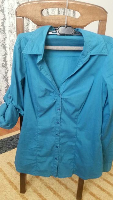 Košulje, bluze i tunike: Amisu zenska kosulja. Veličina M.Prelepa petrolej boja! Za poslovne