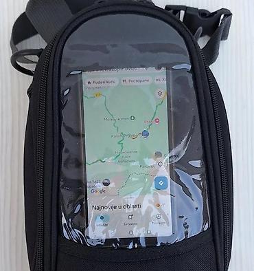 Oprema za bicikliste: Motorciklistička torba za rezervoar sa providnim džepom za telefon - — 3