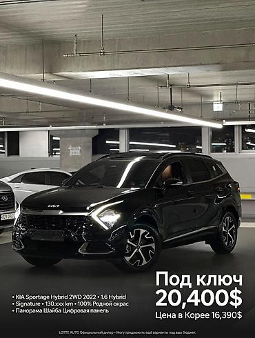Kia Sportage: 2022 г., 1.6 л, Автомат, Гибрид, Кроссовер